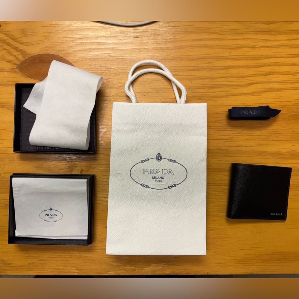Prada Saffiano Leather Wallet - brand new with box and bag